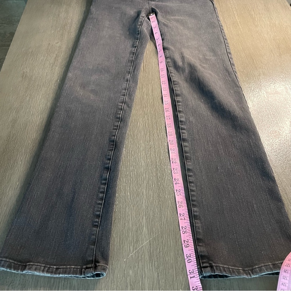 Betabrand Black Washed Denim Jeans Pants Small Long - Picture 11 of 11